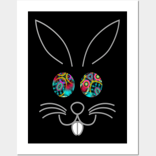 Cute Animal Face Bunny Rabbit Costume T-Shirt Posters and Art